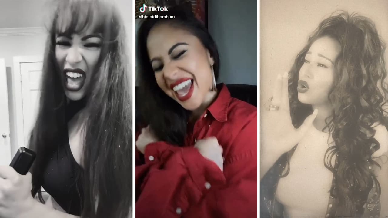 Conoce a la doble de Selena en TikTok: ¡son igualitas!