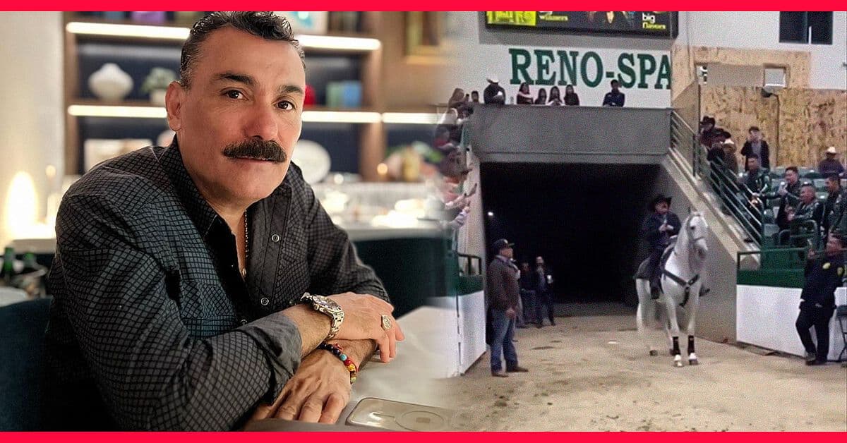 El Chapo de Sinaloa sufrió una aparatosa caída de su caballo durante un evento
