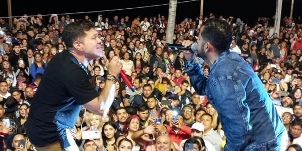 Jorge Medina y Toño Lizárraga encantaron con palomazo en concierto
