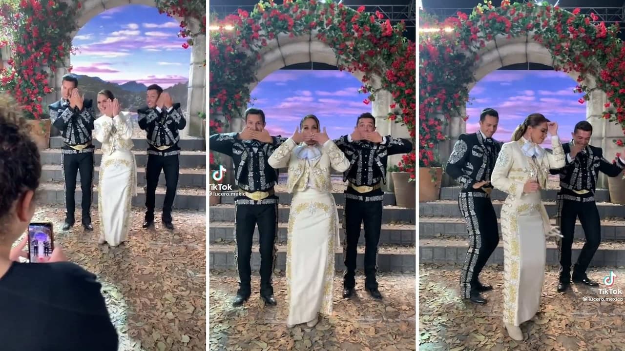 Lucero enamora al bailar éxito de Los Ángeles Azules y su hija estuvo ahí para grabarla