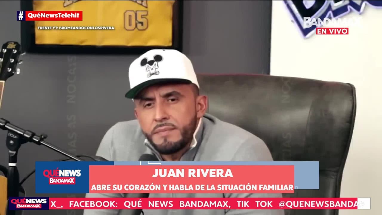 Juan Rivera habla públicamente de la situación familiar que vive actualmente.