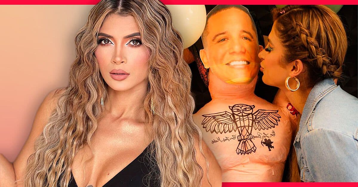 Kimberly Flores fue sorprendida con piñata de Edwin Luna versión striper