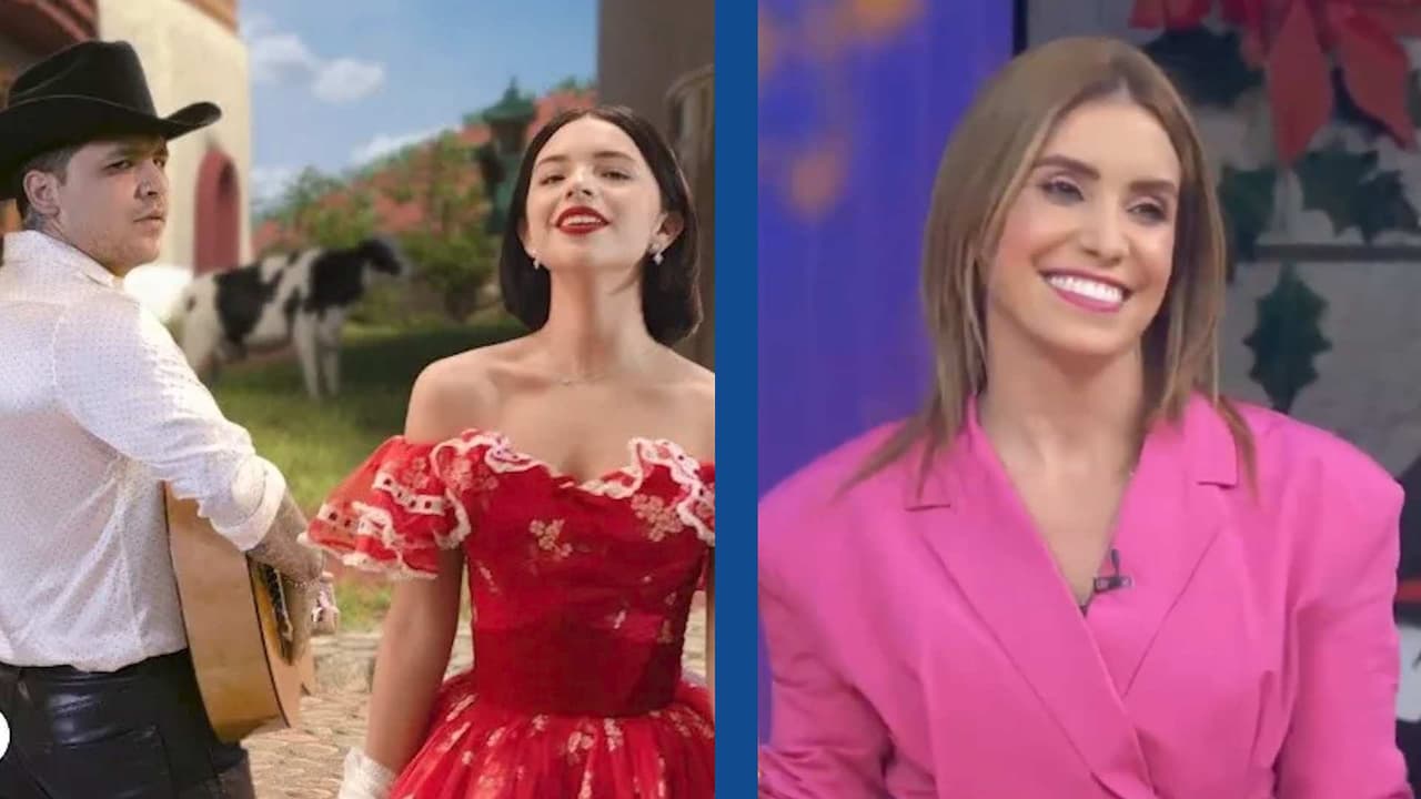 Andrea Escalona crea parodia de Ángela Aguilar y Nodal interpretando 'Dime Cómo Quieres'