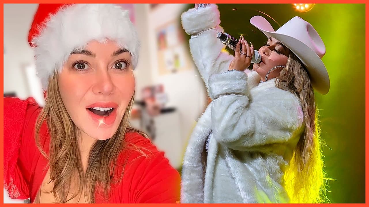 'Chiquis' Rivera se emociona por la época navideña probándose diferentes looks