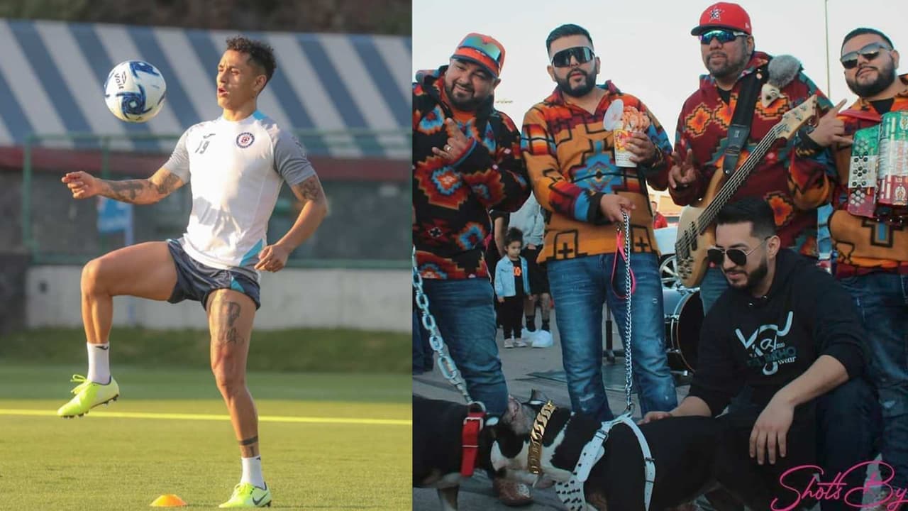 ‘Mi Trokita Cumbia’ se hizo presente durante la premiación al Cruz Azul con un bailecito en la cancha