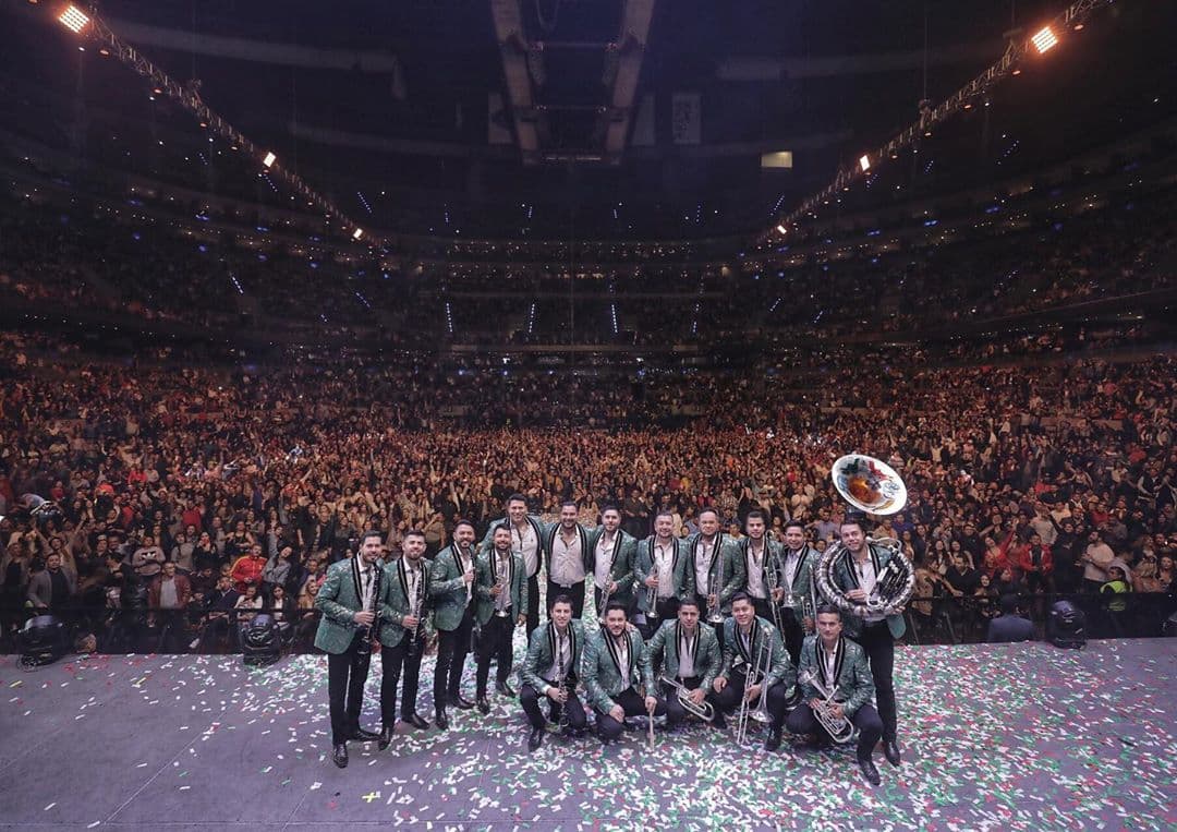 Banda MS se presentó el 7 de diciembre, por tercera ocasión en su carrera, en la Arena CDMX.
