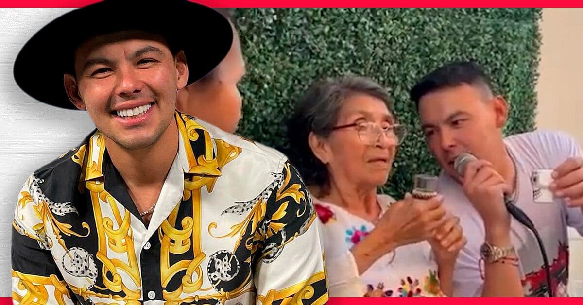 El Yaki festeja a su madre y a su abuela con tremendo fieston