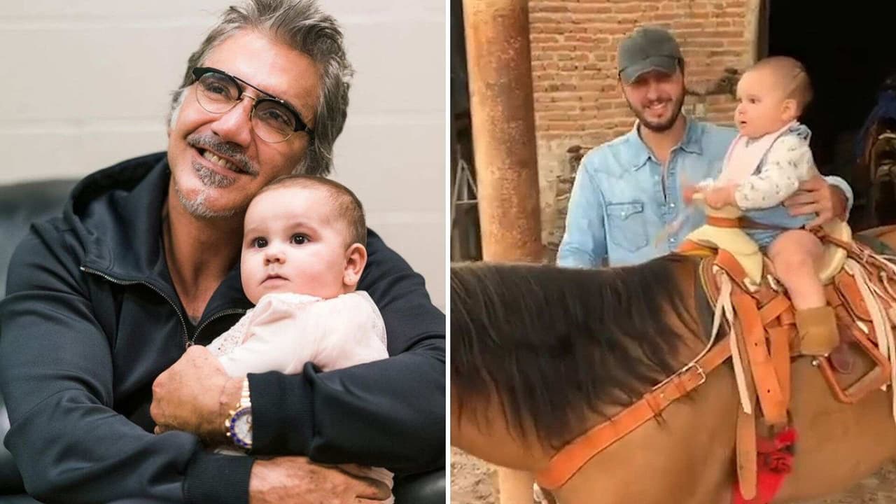 Alejandro Fernández presume orgulloso que su nieta Cayetana ya monta a caballo solita