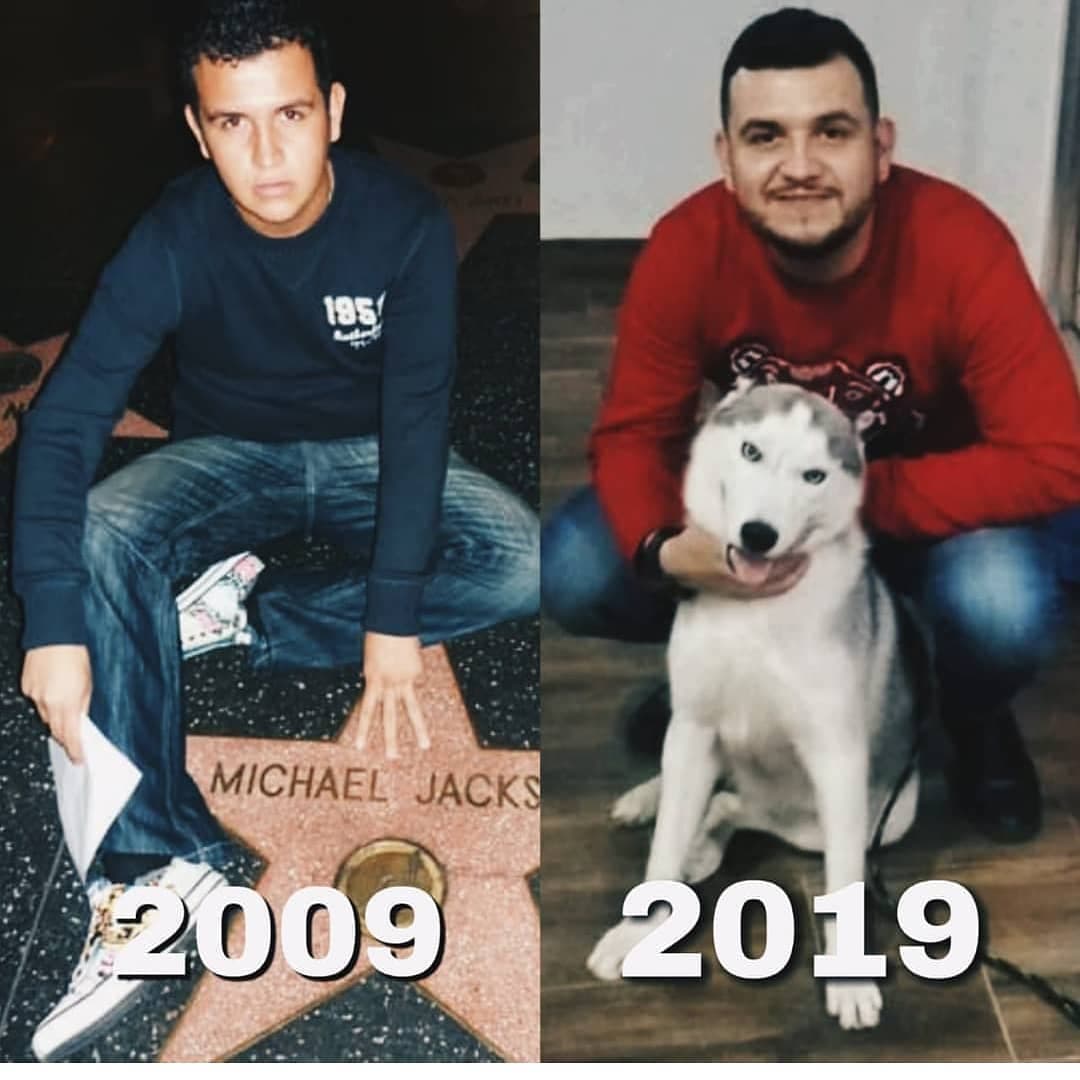 Famosos del regional le entran al #10yearchallenge