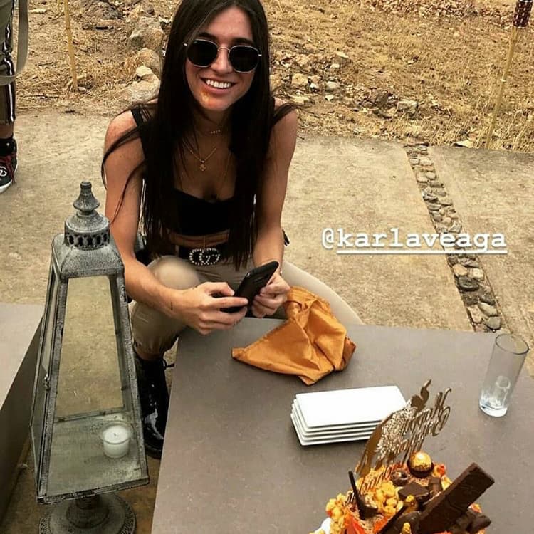 Karla Laveaga, la joven novia del potrillo.