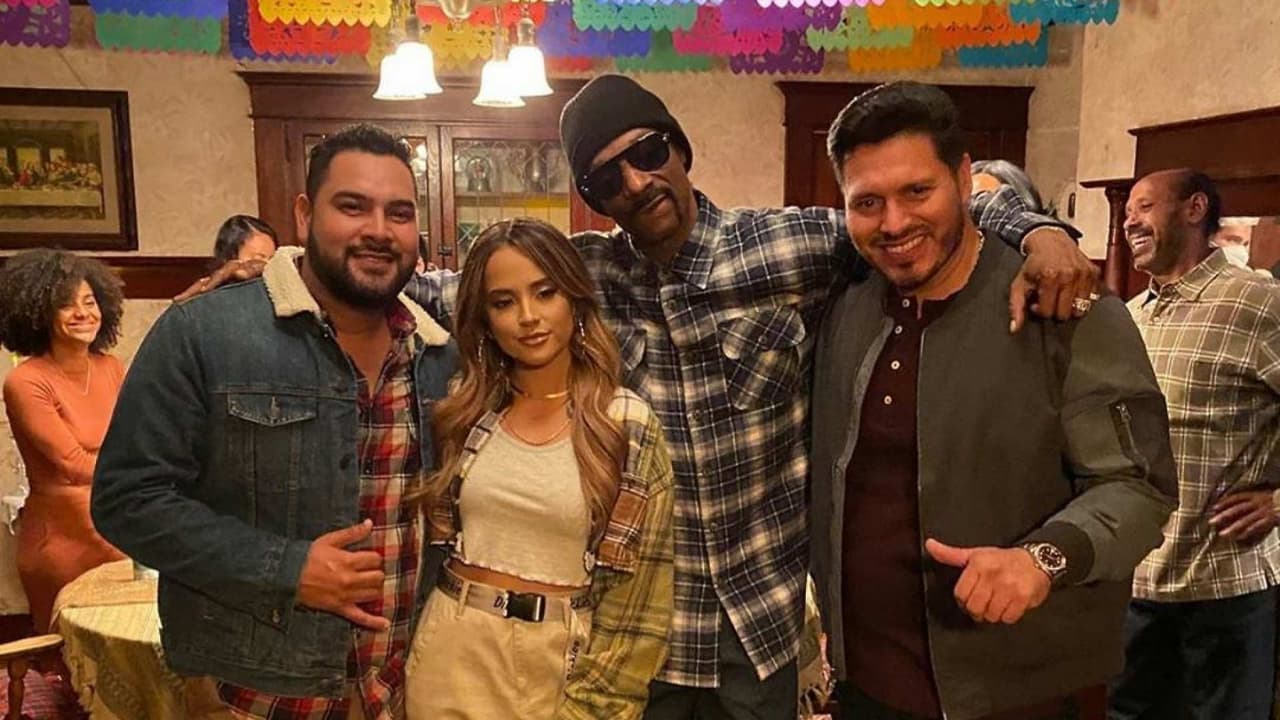 Así presume Banda MS su encuentro con Snoop Dogg y Becky G