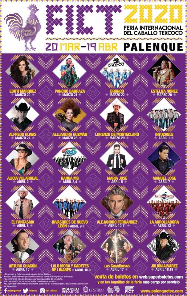 La reconocida Feria Internacional del Caballo, que tenía previsto arrancar el 20 de marzo, se pospuso hasta nuevo aviso.