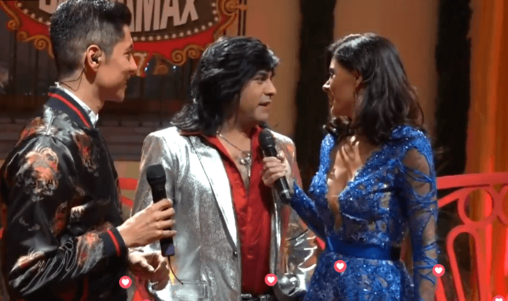 ¡Beso en plena Alfombra roja!: Albertano y Vanessa Arias complacen a los fans