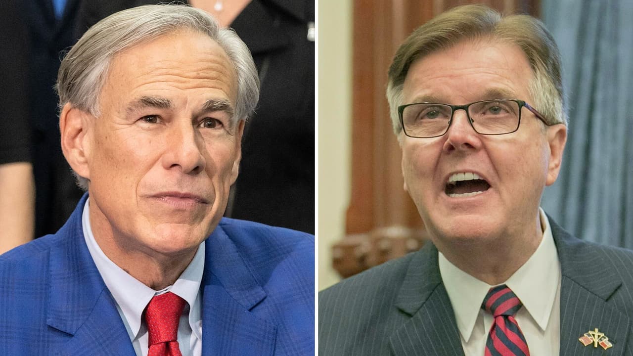 Gobernador Abbott veta ley contra THC en Texas y vicegobernador Patrick lo critica con dureza