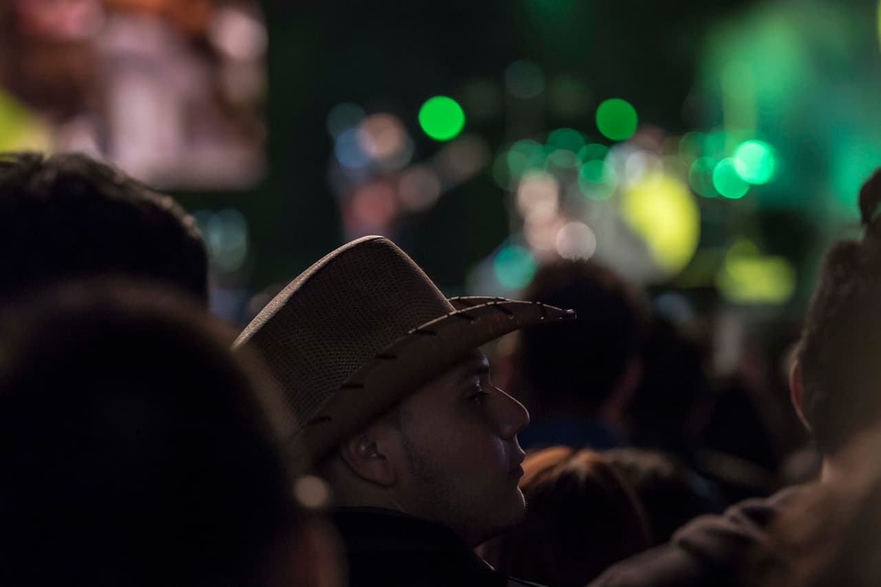 Intocable durante el cierre de actividades del primer día del VIve Latino 2019