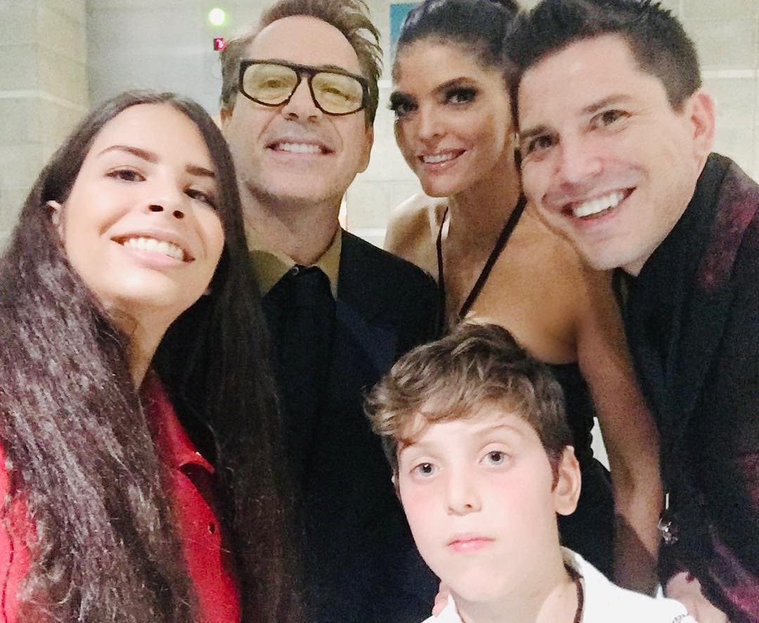 La cantante Ana Barbara junto a sus hijos conocieron a Robert Downey JR, actor que personifica a "Iron Man" en The Avengers.
