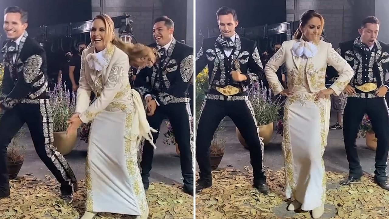 Vestidos de charros, Lucero y el Mariachi Gama 1000 enloquecen a sus seguidores con bailecito en TikTok