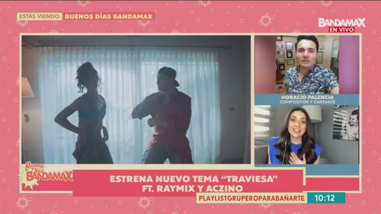 ¡En exclusiva! Horacio Palencia anuncia colaboración con Raymix y Aczino con el tema ‘Traviesa’