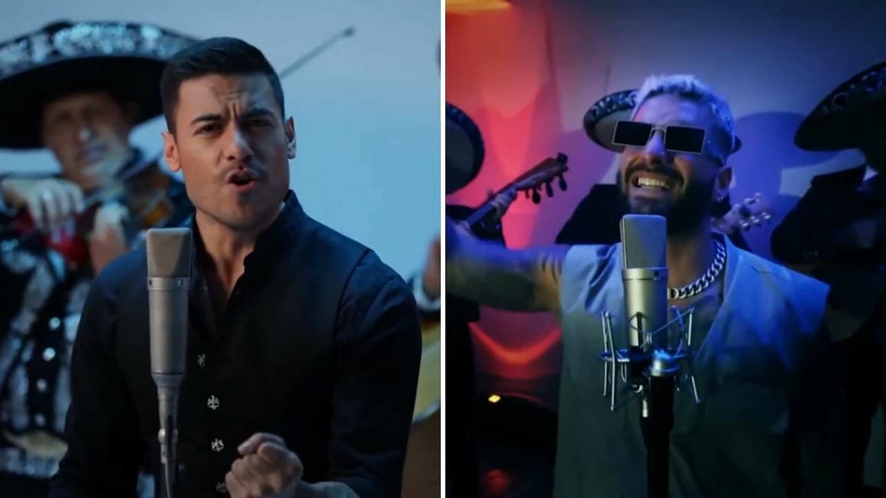 Maluma se anima a cantar con mariachi y lo hace junto a Carlos Rivera