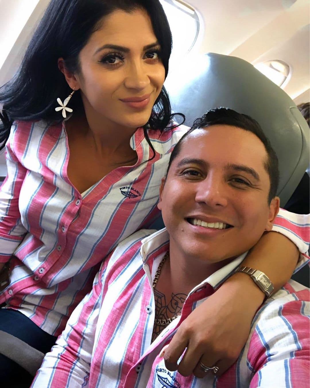 Edwin y Kimberly se conocieron en Guatemala en una gira que realizó el cantante en aquel país. La relación creció y tuvieron a su hija Gianna en julio de 2018.
