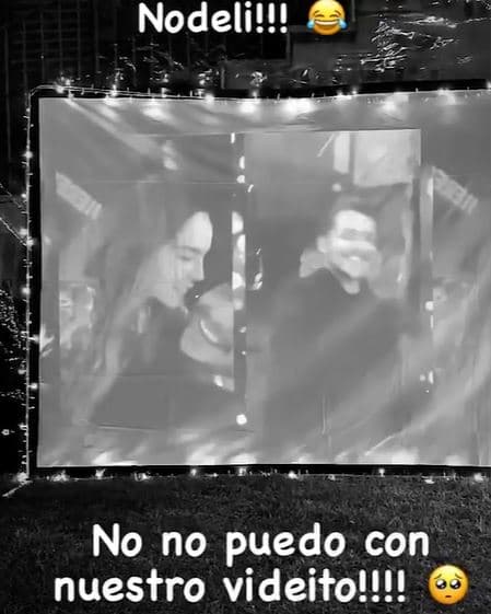 Christian Nodal preparó un video sorpresa que lo proyectó en un cine al aire libre.