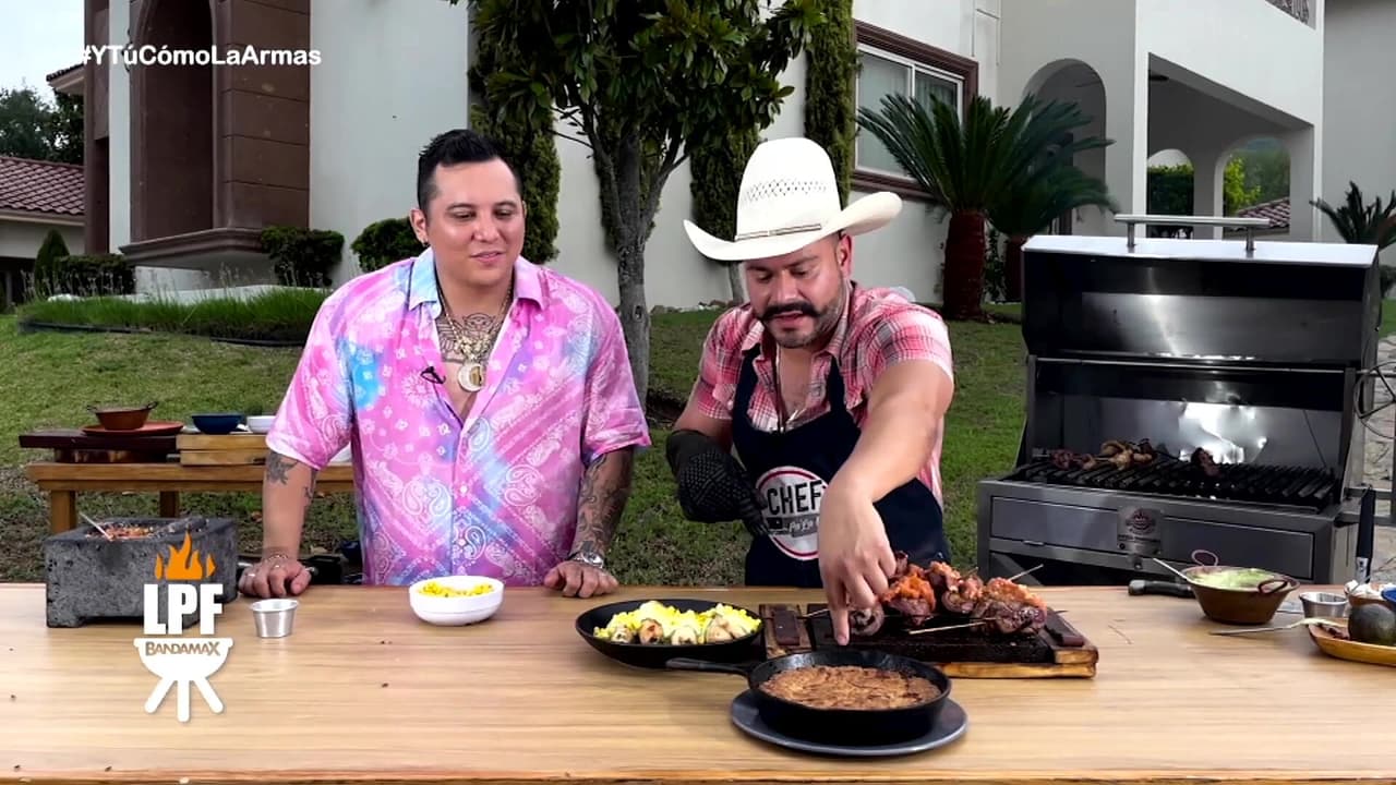 Edwin Luna demuestra que además de cantar bien le sabe a la cocina