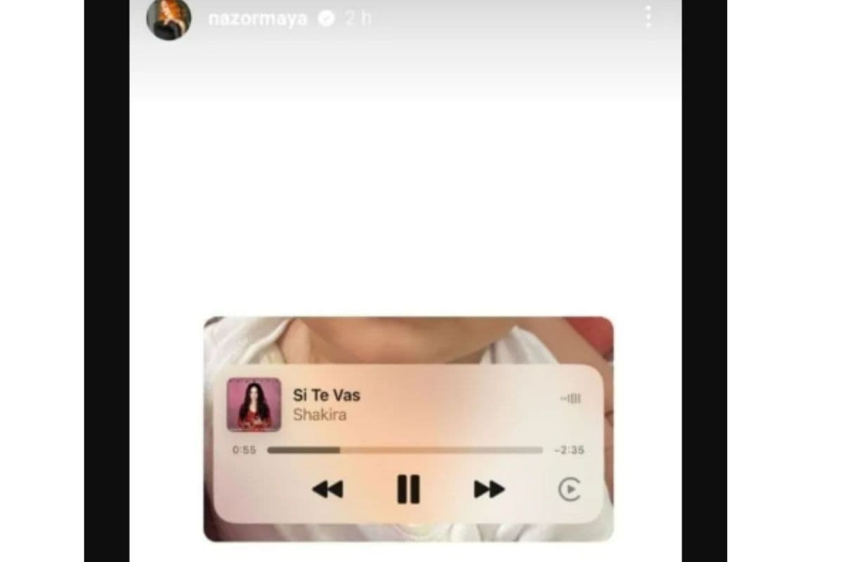 ¿Maya Nazor le dedicó cancón de Shakira a Santa Fe Klan?