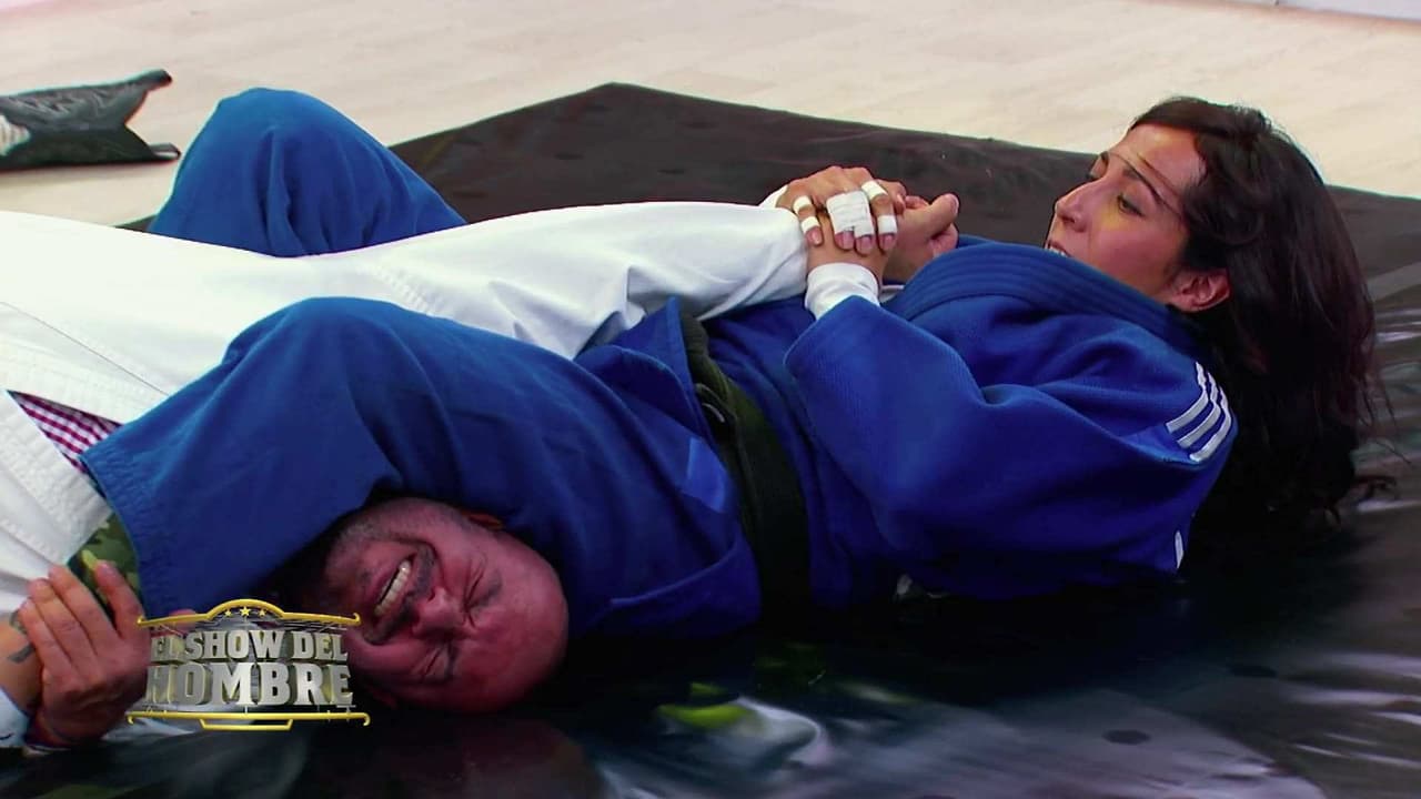 Flojito y cooperando, 'El Norteño' voló por los aires en sus clases de judo