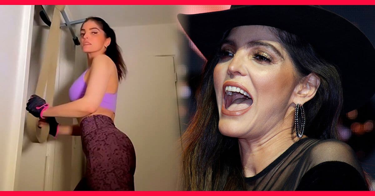 Ana Bárbara hace este ejercicio en casa para fortalecer los brazos