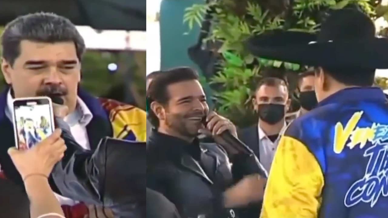 Pablo Montero le llevó serenata a Nicolás Maduro por su cumpleaños