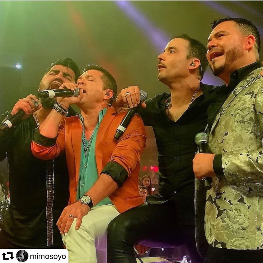 En las redes oficiales del cuarteto se compartieron algunos de los momentos más memorables de la velada.