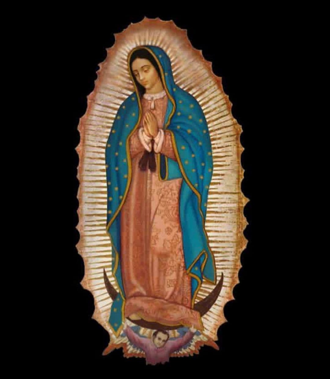 Imanol Quezada, de Los Dos Carnales: Morenita, gracias por cubrirnos con tu manto y protegernos con muchas bendiciones este año. Estoy muy agradecido por todo lo que me das. Virgencita te quiero agradecer por la salud de mi niño, puse toda mi fe en ti para que saliera bien de su operación, por nombre lleva Guadalupe, igual que tú. Amén".