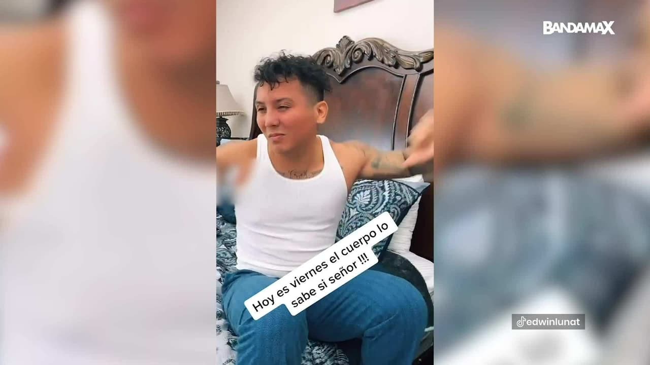 Como pocas veces, Edwin Luna se deja ver con su cabello chino natural
