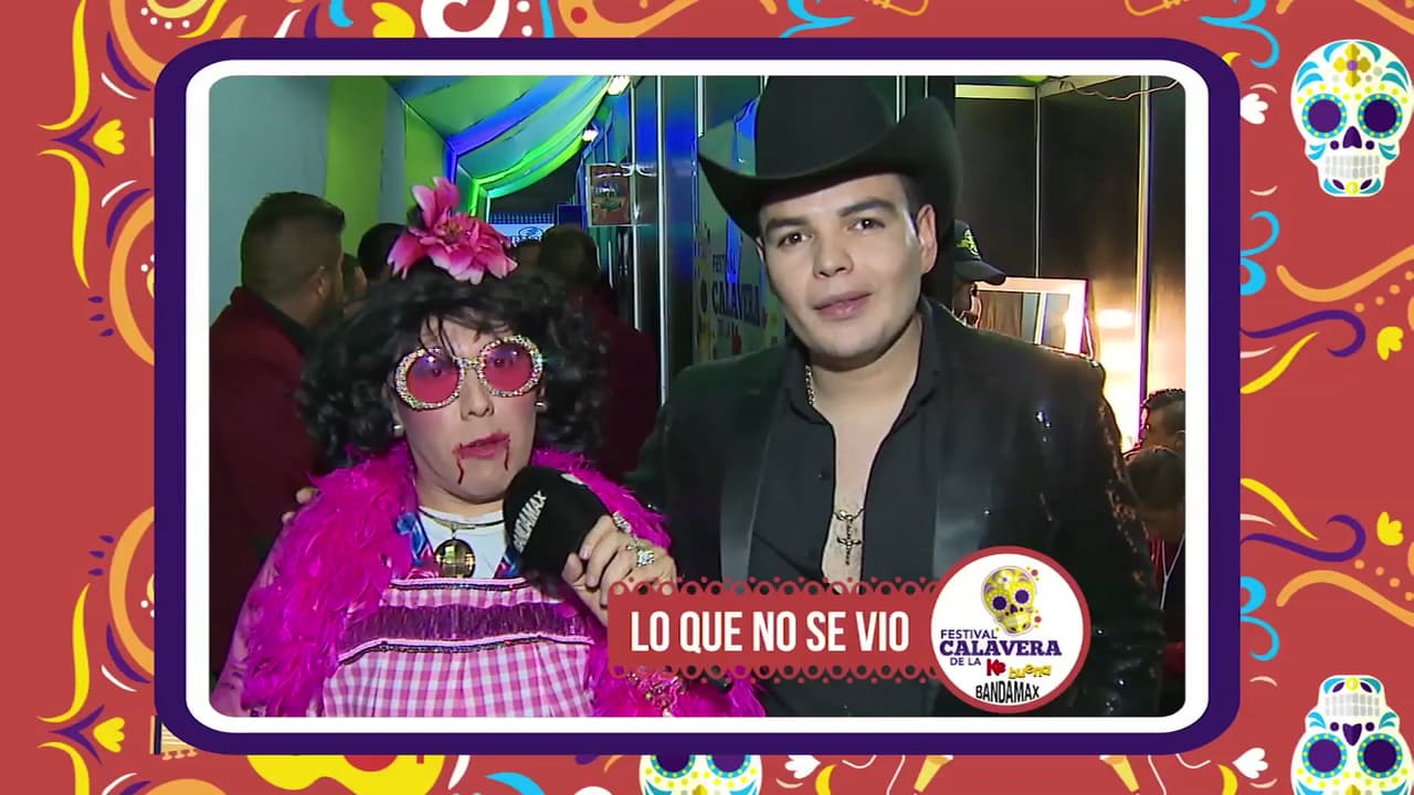 Rosa Concha explora los camerinos del Festival Calavera