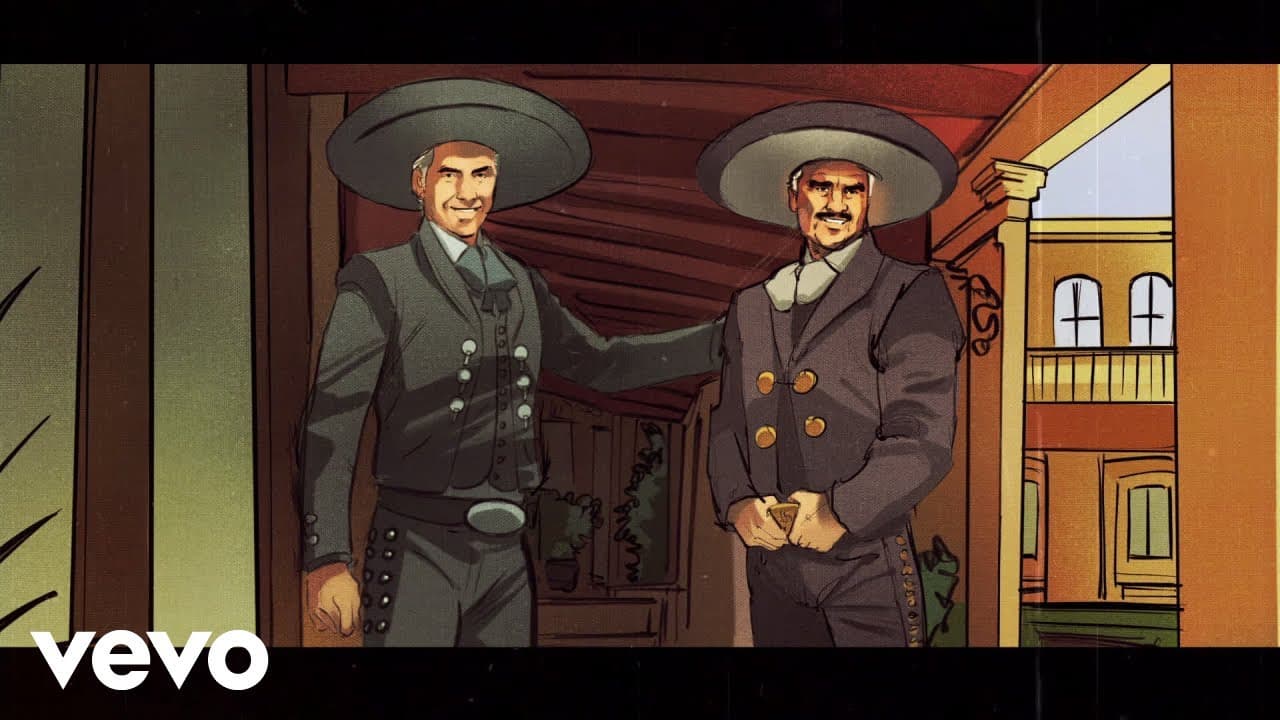 Alejandro Fernández celebra el Día del Padre en grande sumando su voz a la de su papá, don Vicente Fernández, en el estreno del video musical para su tema "Mentí".