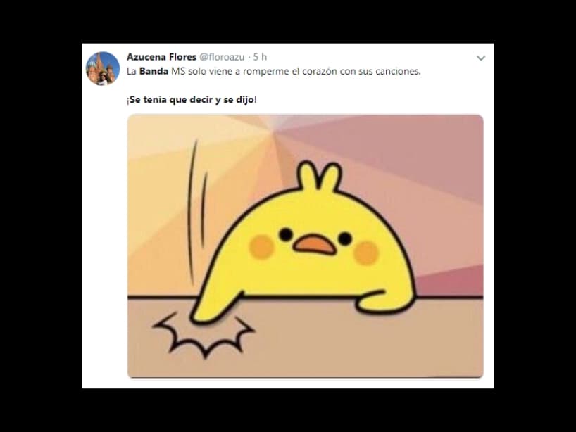 Horas después uno de los fánaticos de la Banda MS confesó su dolor al escuchar las canciones de la agrupación