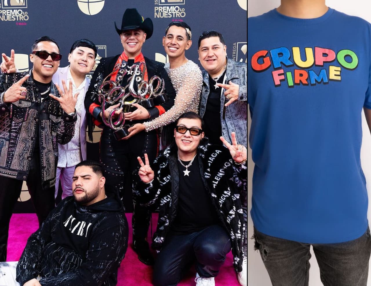 Grupo Firme lanzó su tienda en líena para vender mercancia oficial a sus fans.