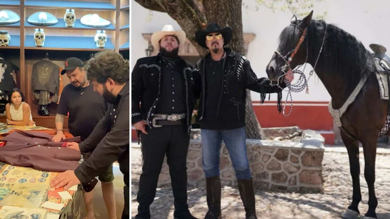 Pepe Aguilar le regaló un traje de Antonio Aguilar a El Fantasma