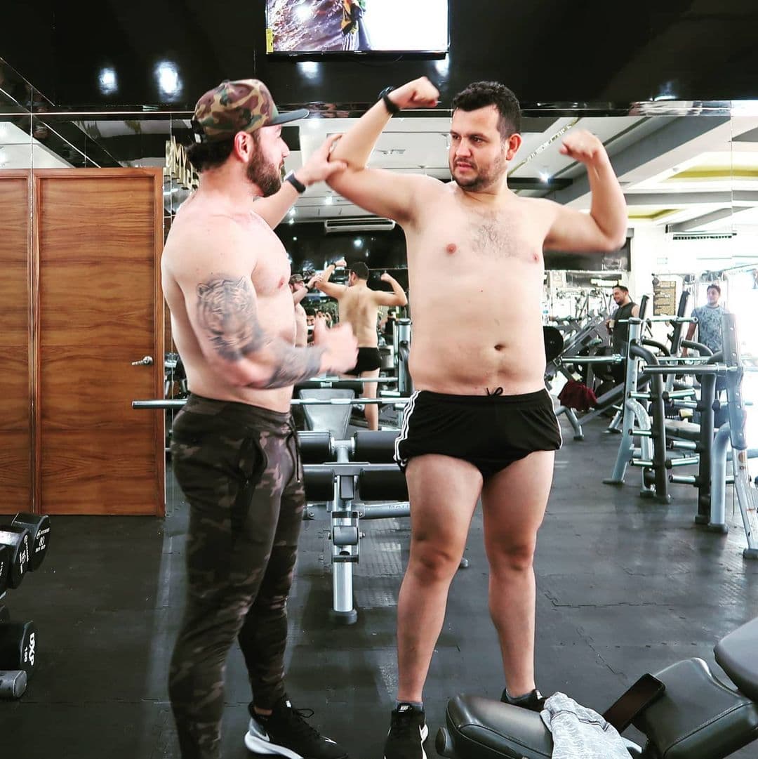 Edén Muñoz reta a Alan y a Walo, de la MS, para entrarle al gimnasio y le responden que sí