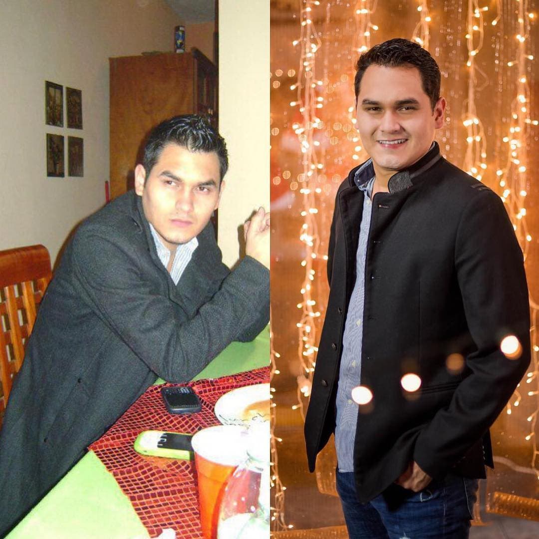 Samuel Sarmiento, de Banda Recoditos, presumió su #10yearchallenge.