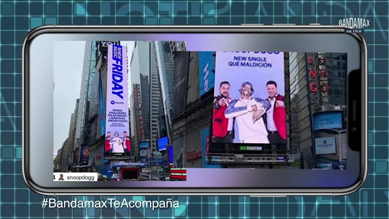 Así fue el gran recibimiento que tuvo 'Qué Maldición', de Banda MS y Snoop Dogg
