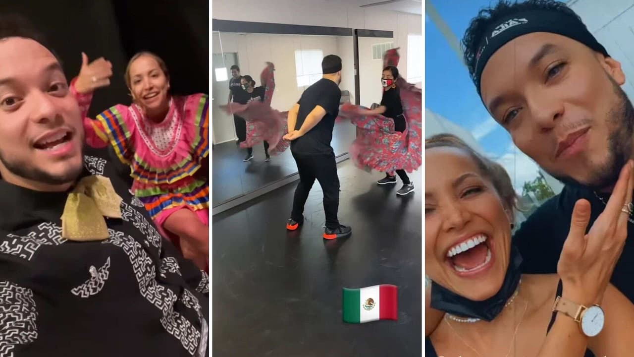 Lorenzo Méndez le entra al zapateo tapatío y confiesa que es una papa en el baile folklórico