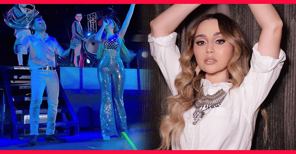 Carolina Ross cantó junto a La Adictiva en su concierto en Querétaro