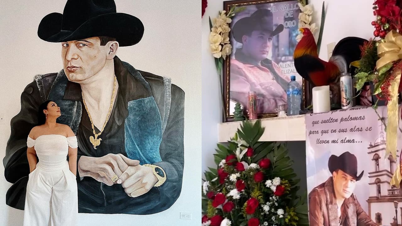 Valentina Elizalde visita la tumba de su padre y muestra cómo luce actualmente