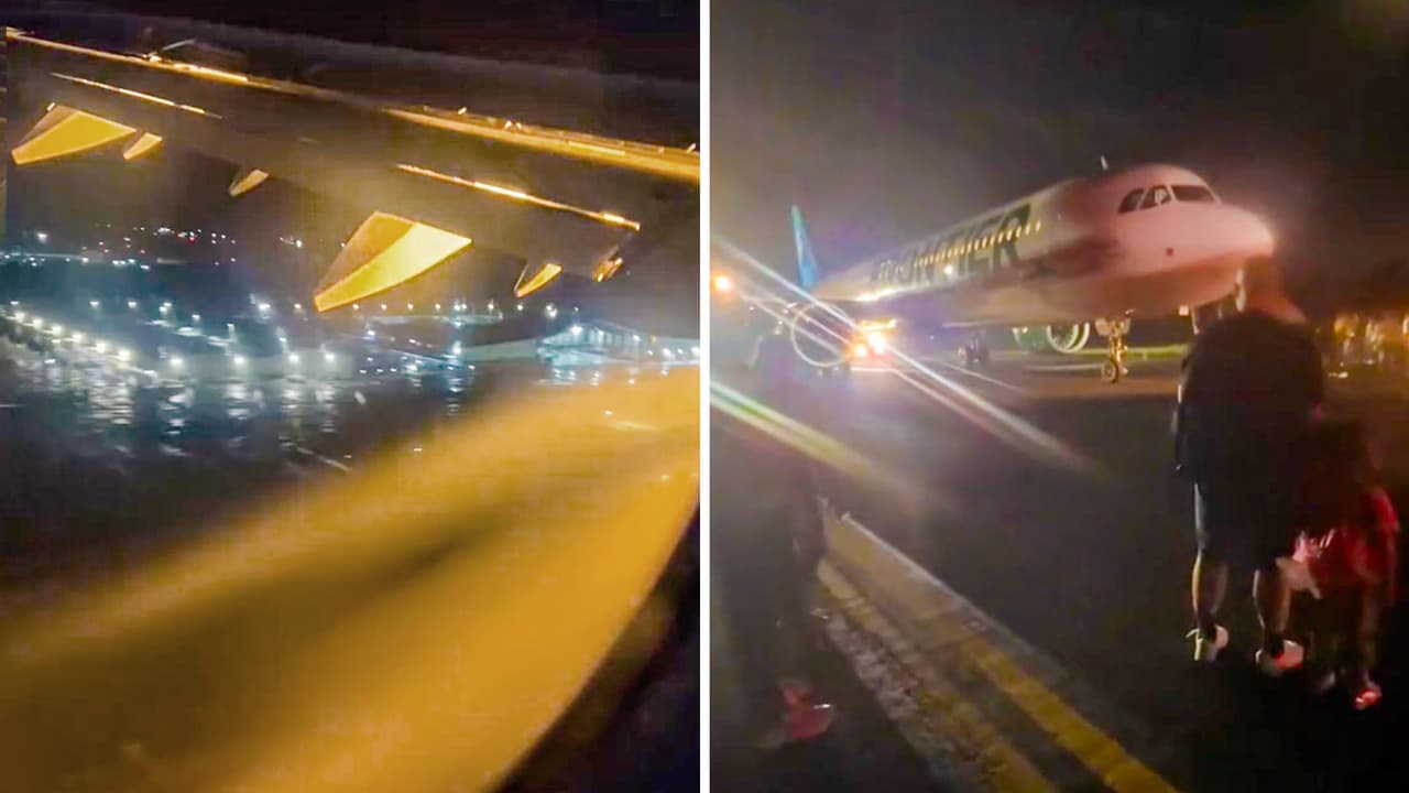 “Pensé que era el final”: Pasajera ve fuego por su ventana en vuelo de Frontier 