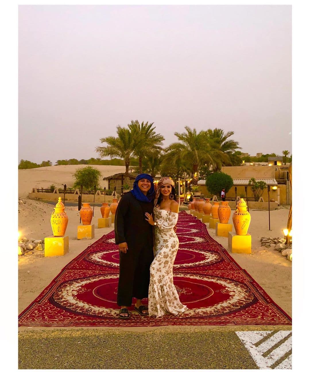 Edwin Luna y Kimberly Flores viajaron a Dubai para disfrutar una exótica luna de miel.