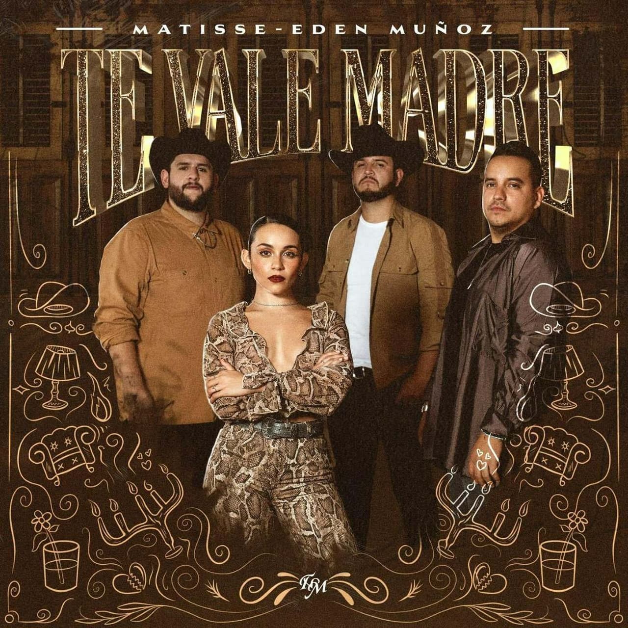 Eden Muñoz y Matisse compartieron un adelanto de su nueva canción, "Te Vale Madre'.