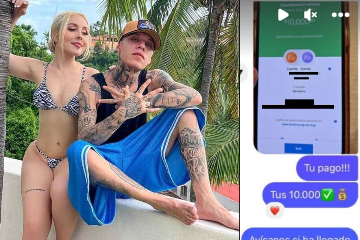 Maya Nazor comparte prubeas para demostrar que le dio 10 mil pesos a 3 de sus seguidores.