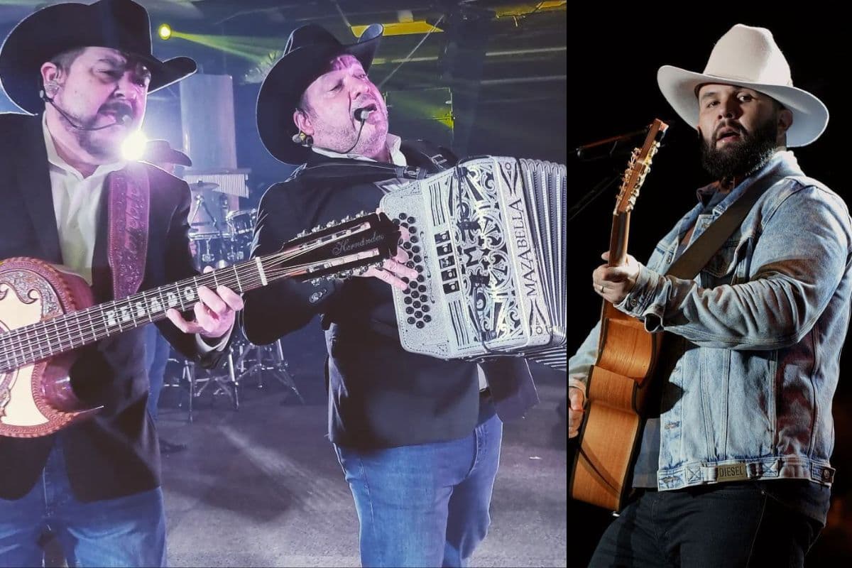 Carín Leon y Grupo Pesado en el Vive Latino 2023.