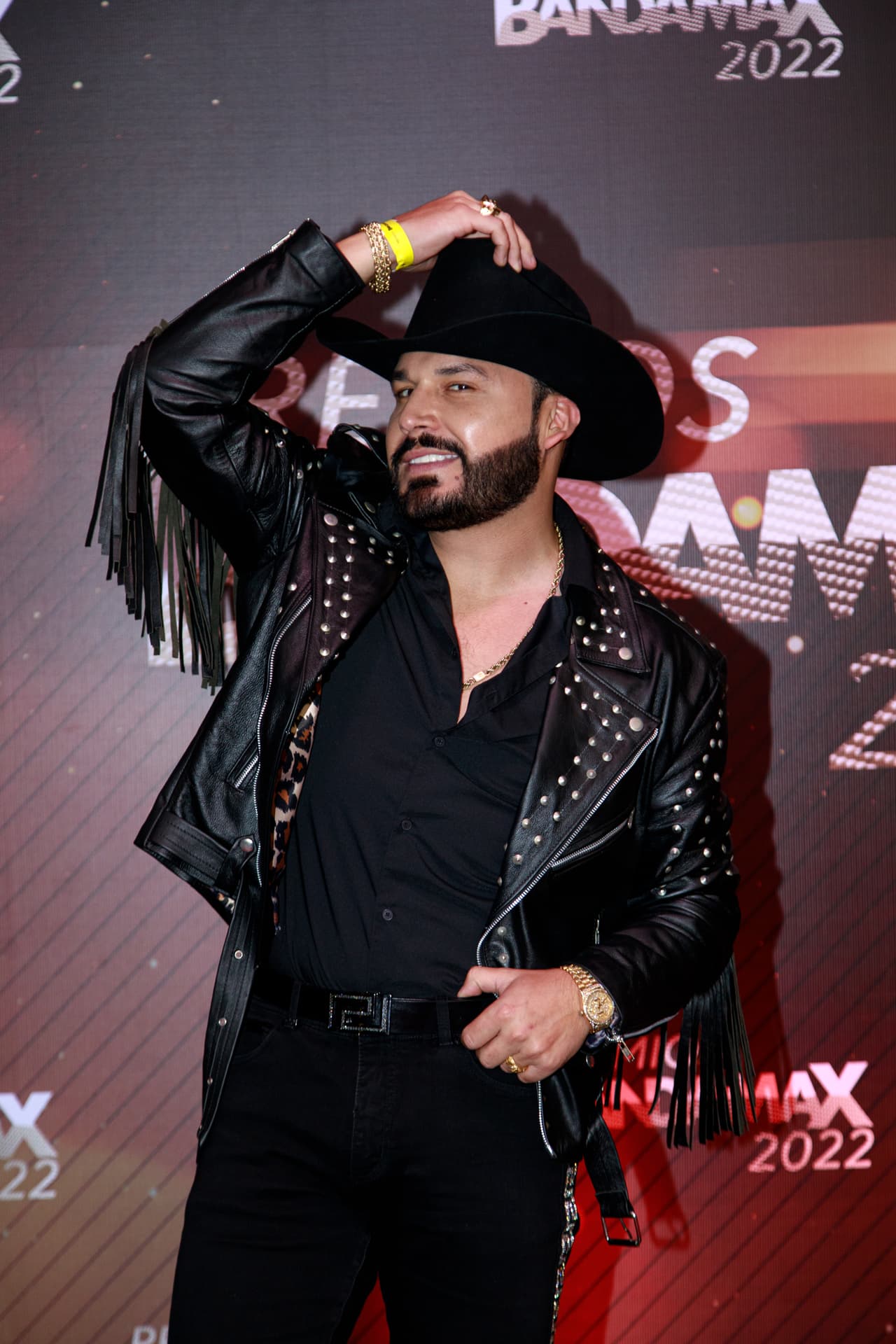 Saúl El Jaguar estuvo presente en los Premios Bandamax 2022.